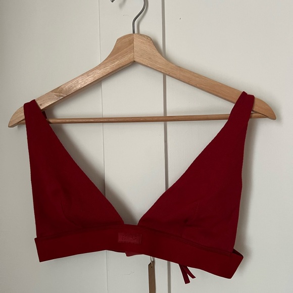 SKIMS Brick Ribbed Bralette - Picture 2 of 3